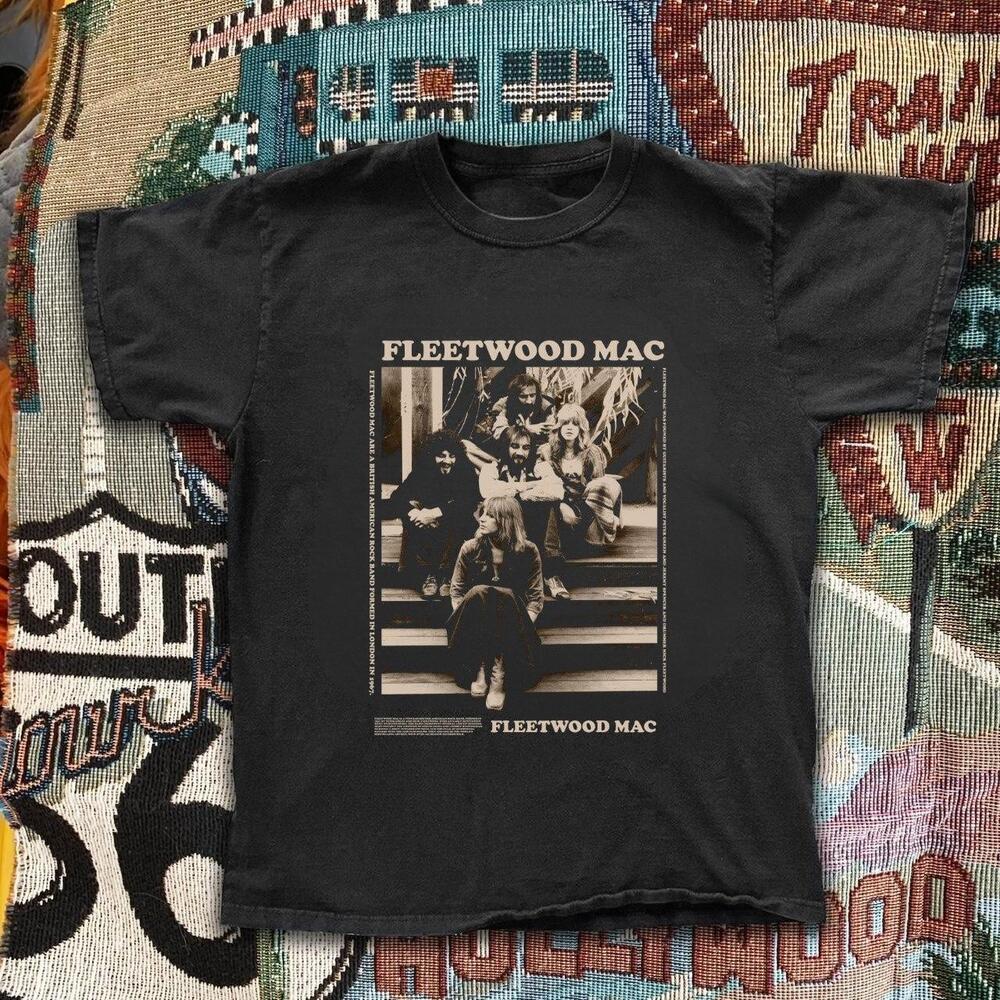 Black Fleetwood Mac Band Tee Bandtee
